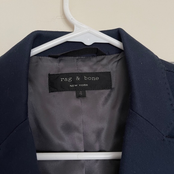 rag & bone cotton blend blazer - Picture 3 of 5